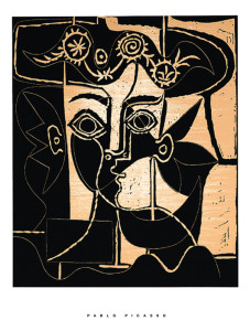 Femme au chapeau orné, 1962